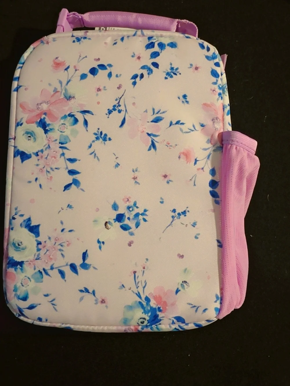 Kids Floral Lunch Bag - Pink & Blue